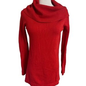 French Connection Cowl Neck Sweater Red